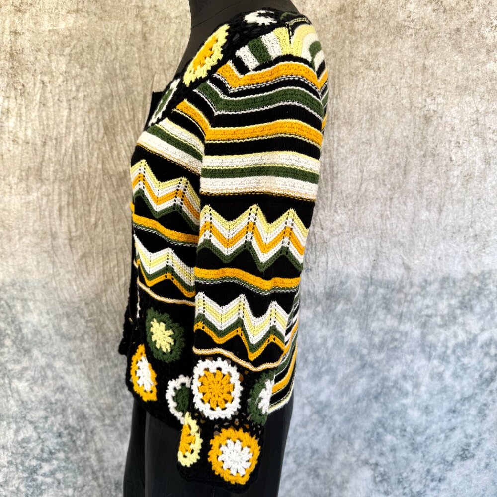 Kate Spade Daisy Crochet Cardigan - M - Picture 3 of 7